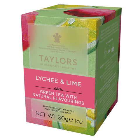 Taylor Lychee & Lime Green Tea 20 Bags