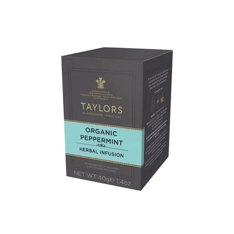 Taylors Organic Peppermint Herbal Infusion Tea 20 Bags - CAFELAX