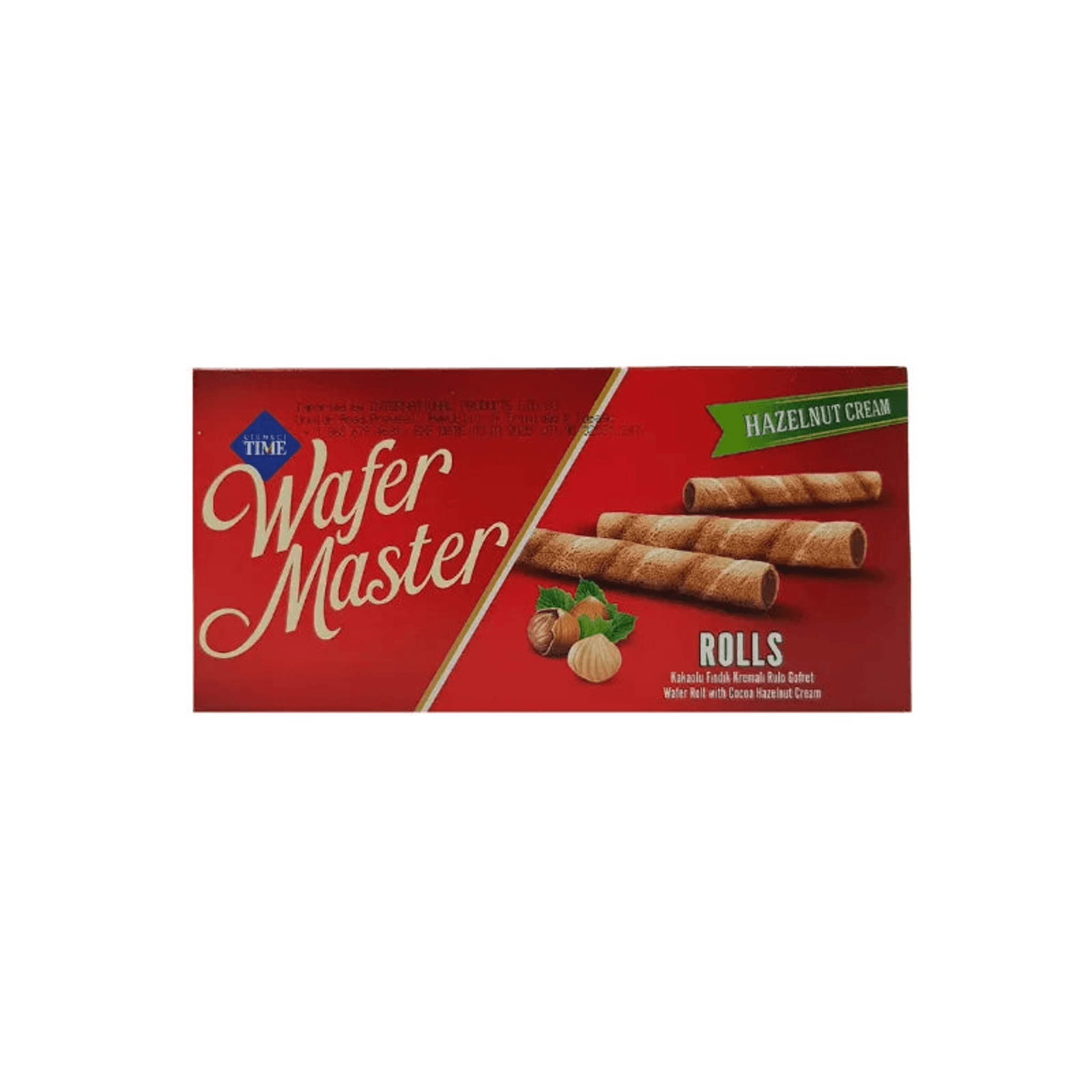 Time Master Wafer Hazelnut Cream Rolls 65g – CAFELAX