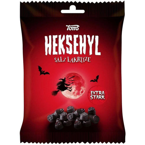 Toms Heksehyl Salt Licorice Extra Strong Candy 140g
