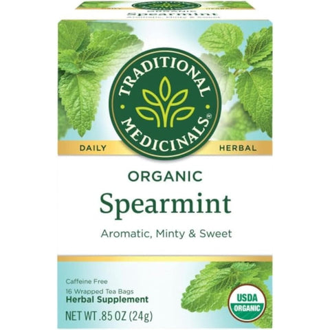 Traditional Medicinals Organic Spearmint Aromatic , Minty & Sweet Health 24g