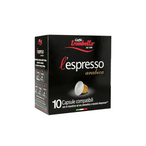 Trombetta Arabica Nespresso Coffee Capsules - 10 Capsules - CAFELAX
