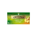 Twinings Green Tea & Ginger - 25 Tea Bags - CAFELAX