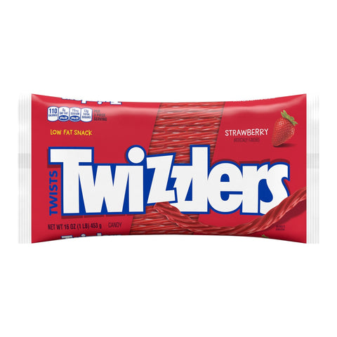 Twizzlers Twists Strawberry Candy 453g