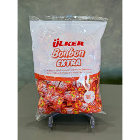 Ulker Bonbon Extra Mango and Peach Flavor Toffee 1k