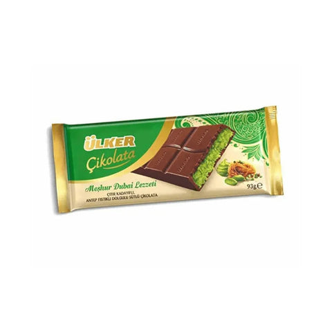 Ulker Dubai Chocolate with Antep Pistachio 93g