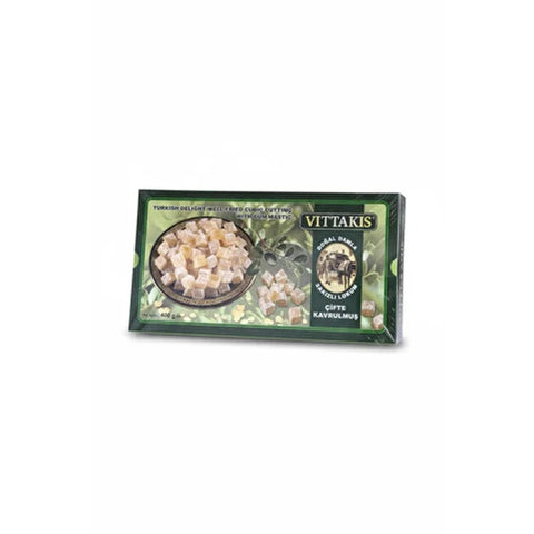 Vittakis Turkish Delight Well Fried Cubic Cutting with Gum Mastic 400g