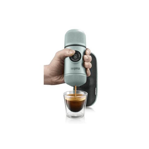 Wacaco Nanopresso Ground Espresso Maker With Protective Case - Arctic Blue - CAFELAX