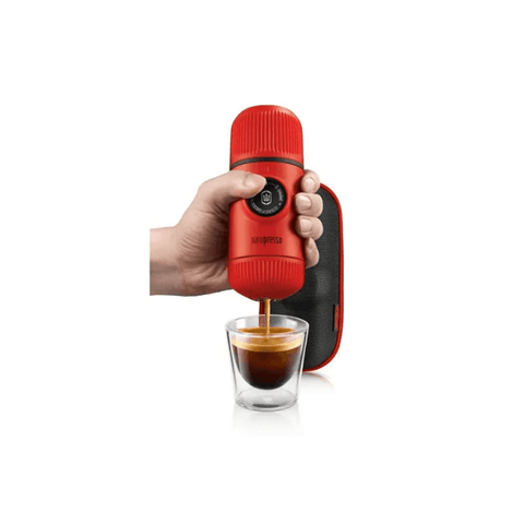 Wacaco Nanopresso Ground Espresso Maker With Protective Case - Lava Red - CAFELAX