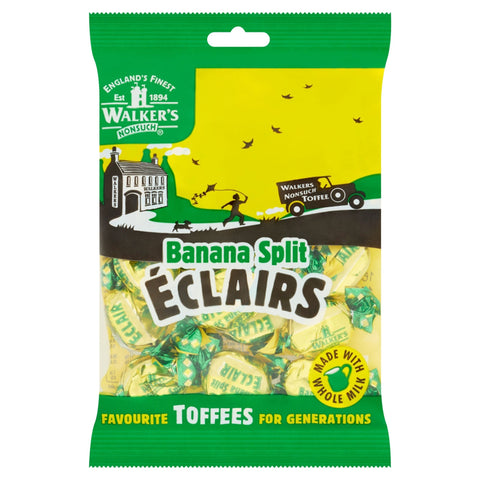 Walkers Eclairs Banana Split Toffees 150g