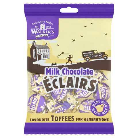 Walkers Eclairs Milk Chocolate Toffees 150g