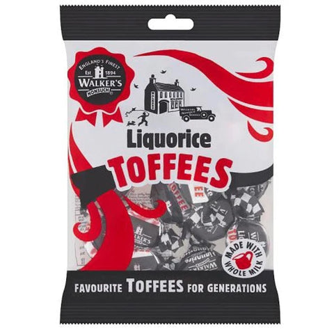 Walkers Liquorice Toffees 150g