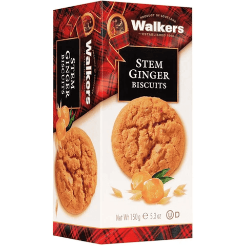 Walker's Stem Ginger Biscuits 150g