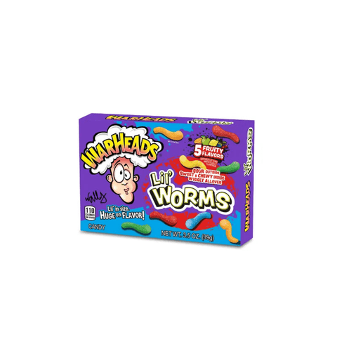Warheads Lil' Worms Candy 99g - CAFELAX