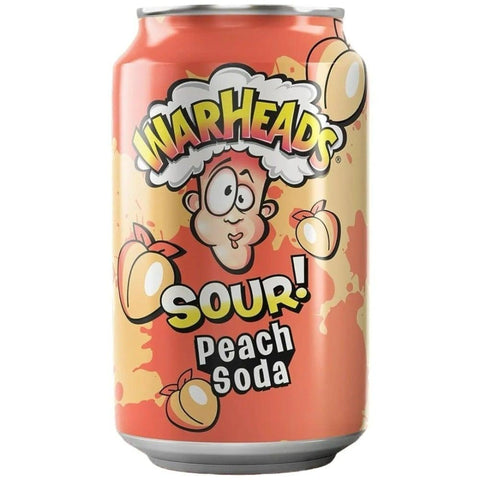 Warheads Sour Peach Soda 330ml