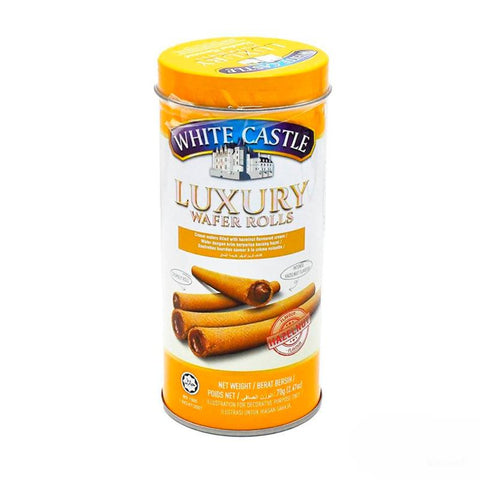 White Castle Luxury Wafers Rolls Hazelnut  Flavowerd 100g