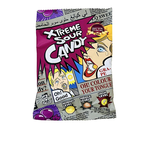 Xtreme Sour Candy Orange Flavour 18g