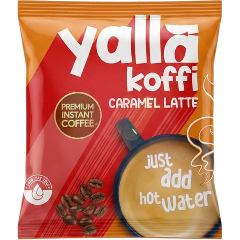 Yalla Koffi Caramel Latte Instant Coffee 25g