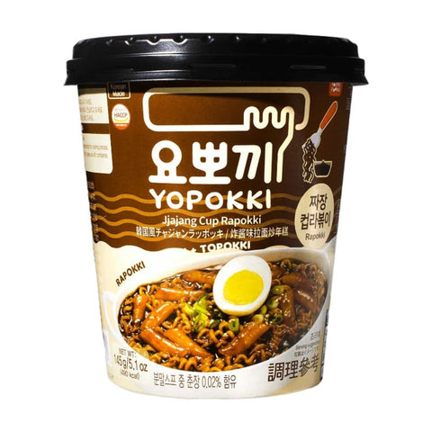 Yopokki Jjajang Rapokki Rice Cup 145g