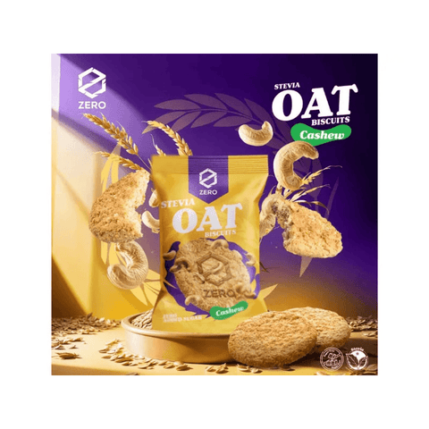 Zero Cashew Stevia Oat Biscuits 30g - CAFELAX
