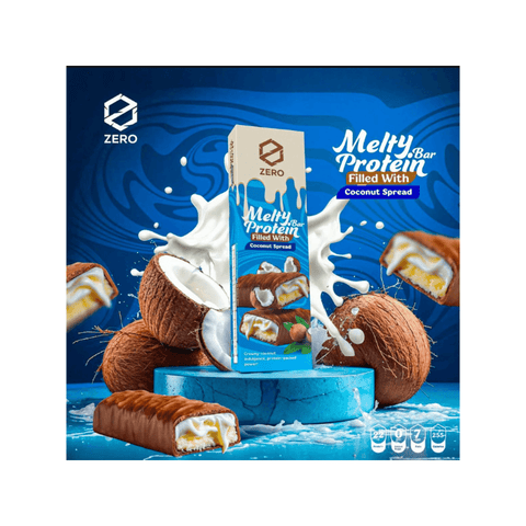 Zero Melty Protein Bar Coconut Spread 22g Protein 70g - CAFELAX
