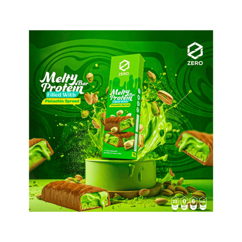 Zero Melty Protein Bar Pistachio Spread 22g Protein 70g - CAFELAX