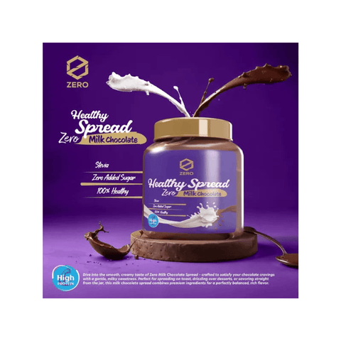 Zero Milk Chocolate Healthy Spread Sugar Free 325g - CAFELAX