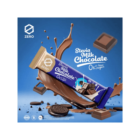 Zero Stevia Cookies Chocolate With Cookies 25g - CAFELAX