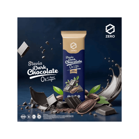 Zero Stevia Dark Chocolate 45g - CAFELAX