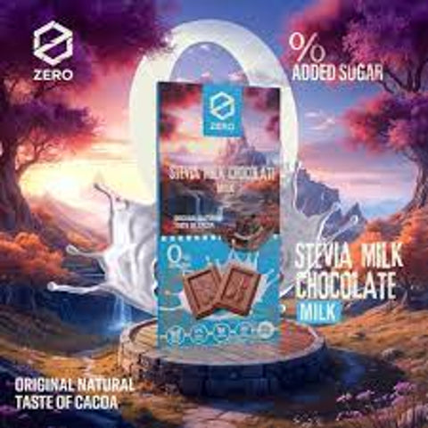 Zero Stevia Milk Chocolate Milk 0% Added Sugar 85g