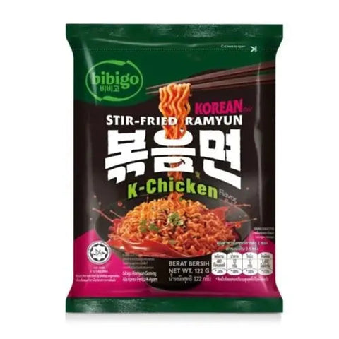 bibigo Korean Stir-Fried Ramyun K-Chicken 122g