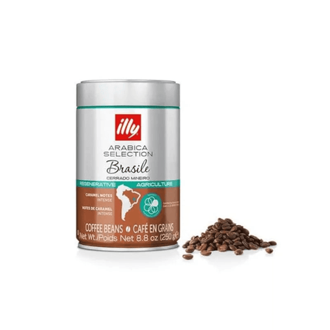 illy Arabica Selection Brasile Whole Coffee Beans Can 250g - CAFELAX