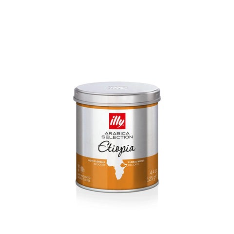 illy Arabica Selection Etiopia Ground Coffee Can 125g