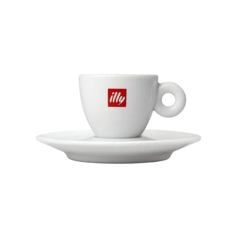 illy Cappuccino Small Mug With Saucer - CAFELAX