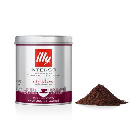 illy Intenso Bold Roast Ground Espresso Coffee 125g - CAFELAX