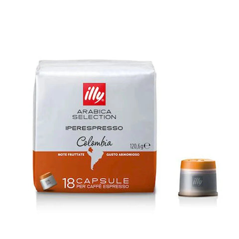 illy iperEspresso Capsules Colombia Roast 18 Capsules