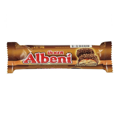 Ülker Albeni Chocolate Coated Caramel Biscuit 72g