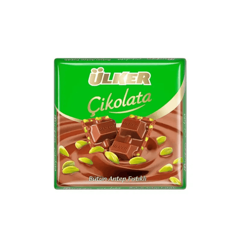Ülker Chocolate With Whole Pistachio 65g - CAFELAX