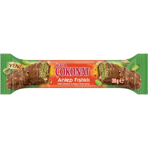 Ülker Cokonat Antep Pistachio Wafer 30g