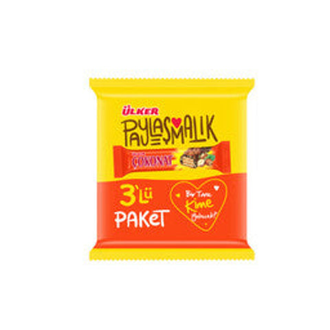 Ülker Cokonat Chocolate With Hazelnut 3 * 33g - 99g