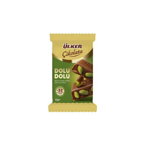 Ülker Dolu Dolu Chocolate with Pistachio 80g