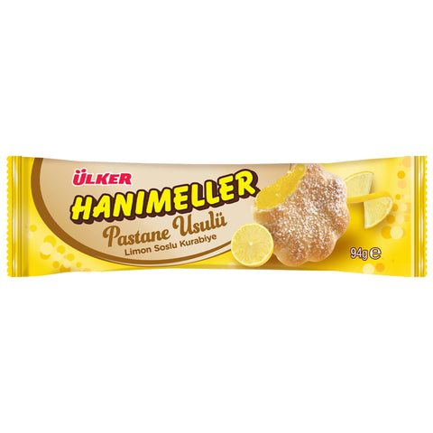 Ülker Hanımeller Bakery Style Lemon Sauce Cookies 94g