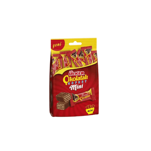 Ülker Mini Gofret Chocolate Coated Wafer With Hazelnut Cream 82g - CAFELAX