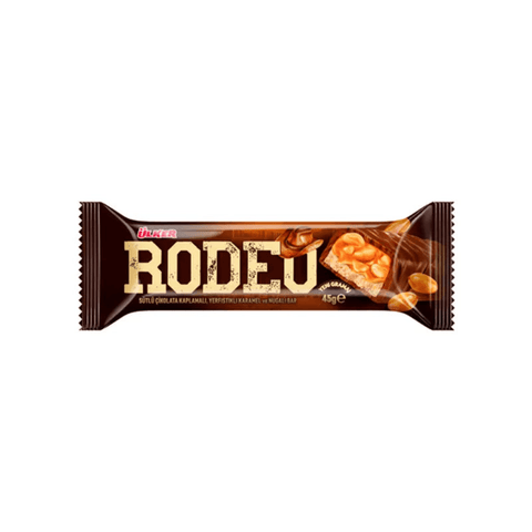 Ülker Rodeo Chocolate Coated bar With Caramel and Nougat 45g - CAFELAX