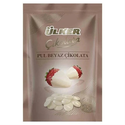 Ülker White Chocolate Flakes 100g