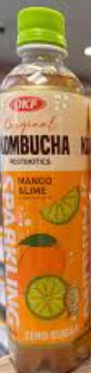 Okf Kombucha Mango & Lime Zero Sugar Sparkling Drink 500ml