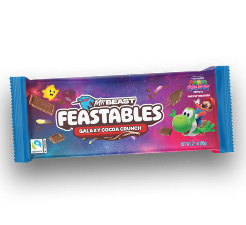 Mr Beast Feastables Galaxy Cocoa Crunchy Chocolate 60g