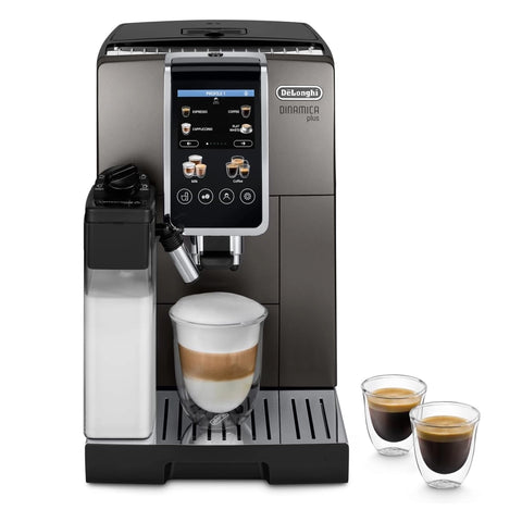De'Longhi Dinamica Plus Aromatic Bean to Cup Machine with App Control - Stainless Steel - ECAM380.95.TB