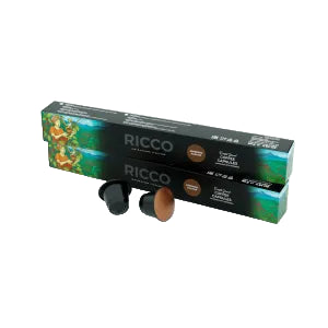 Ricco Espresso Vanilla Coffee Capsules - 10 Capsules