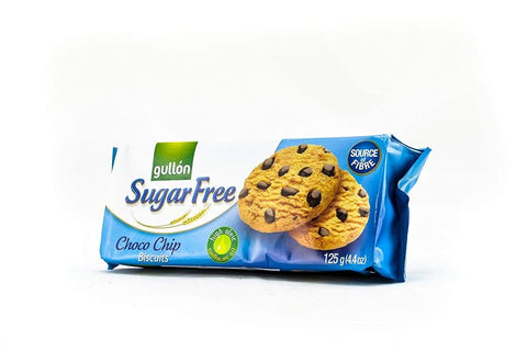 Gullón Sugar Free Choco Chip Biscuits 125g